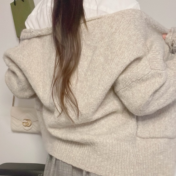Zara wool cardigan Small 🍮🤎 - Picture 4 of 5